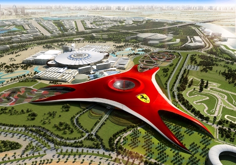 Восхитительный парк Ferrari в Абу-Даби